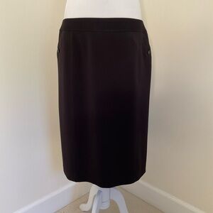 Charter Club Elegant Black Women's Pencil Skirt